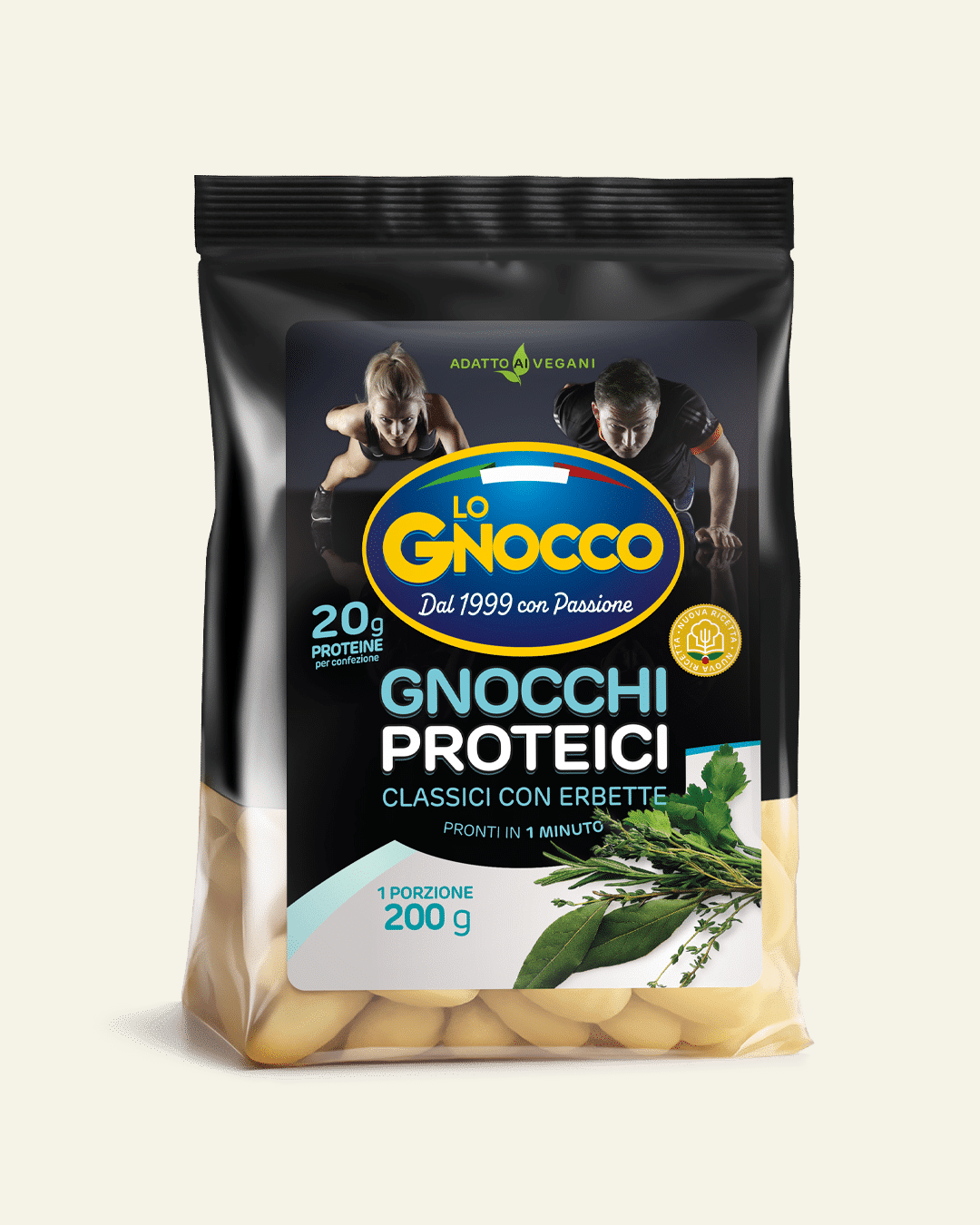 NOVITÀ - Gnocchi proteici alle erbette