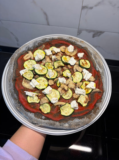 Base Pizza Low Carb al Carbone Vegetale
